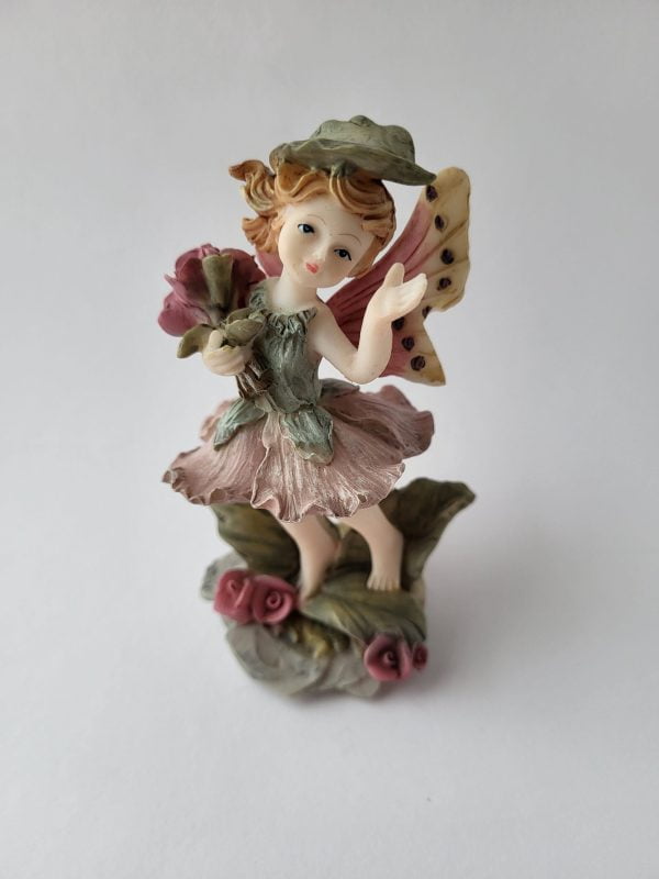 Älva 10 cm Grön/Rosa