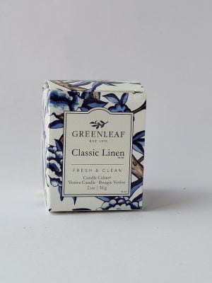 Greenleaf doftljus, naturliga doft Classic Linen