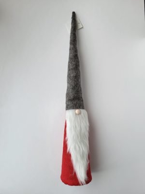 Tomte, stor, röd, 43 cm,