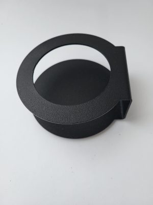 Ljusstake Cylinder Ø7 cm x 4 cm, svart