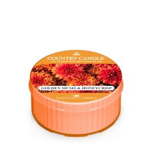 Country Candle, doftljus Daylight, Golden Mums and Honeycrisp